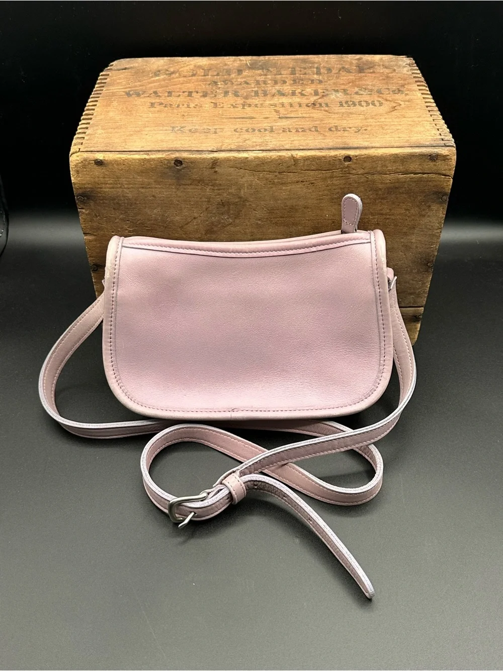 Coach Wendie Vintage Lavender Leather Crossbody 9031-GORGEOUS and Rare Find!
